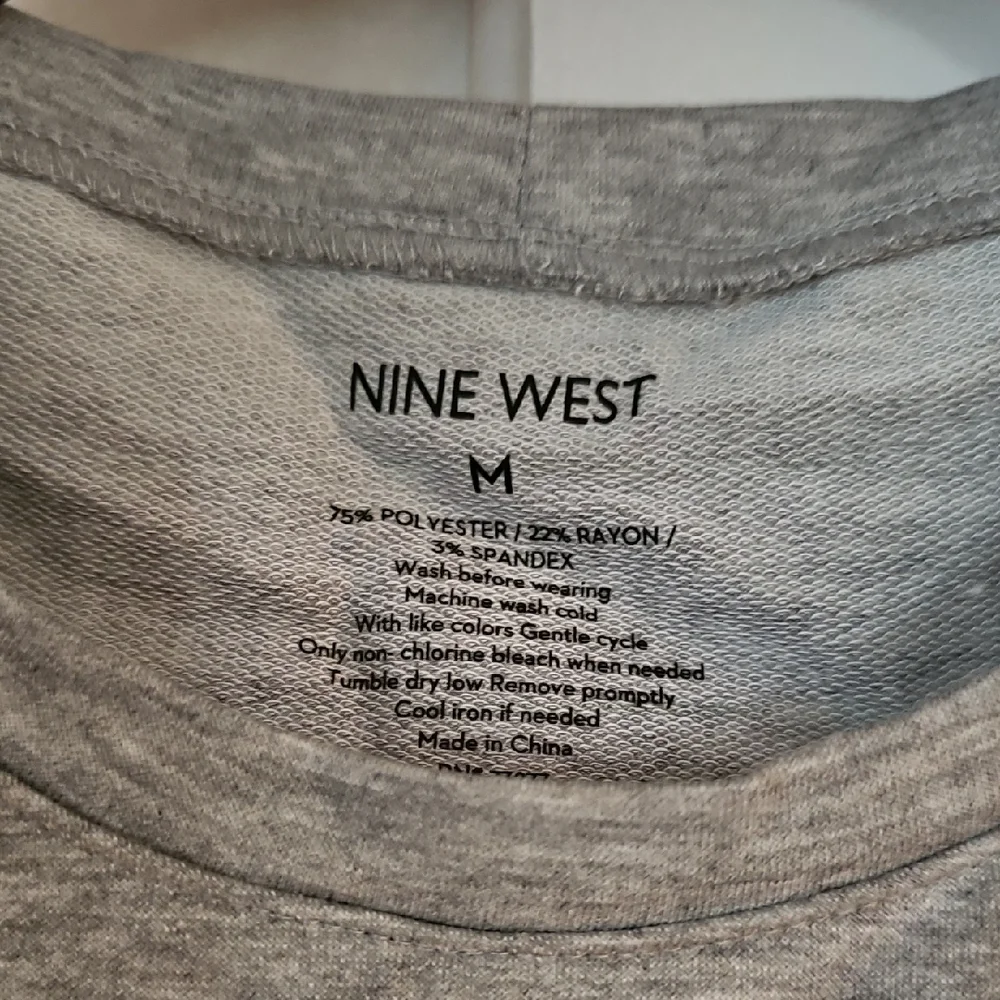 Nine West Asymmetrical Gray Dress - Picture 2 of 4